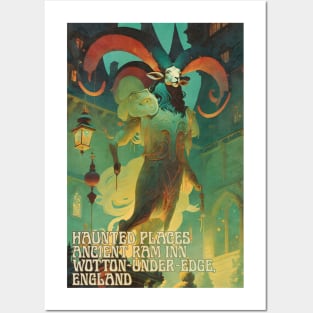 Haunted Places Ancient Ram Inn England Posters and Art